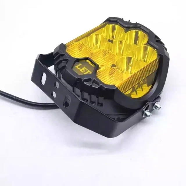 12V 3" and 5" Round LED Work Light White Yellow DRL Driving Fog Lamp Off Road LED Light Strobe