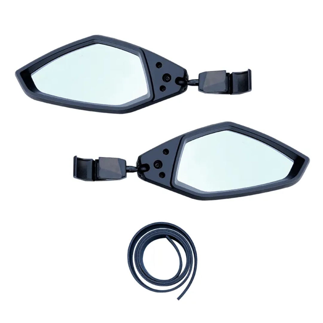 ICONIK ZENITH UTV Adjustable Rear View Side Mirrors for 1-7/8 - 2" Roll Cage Bar