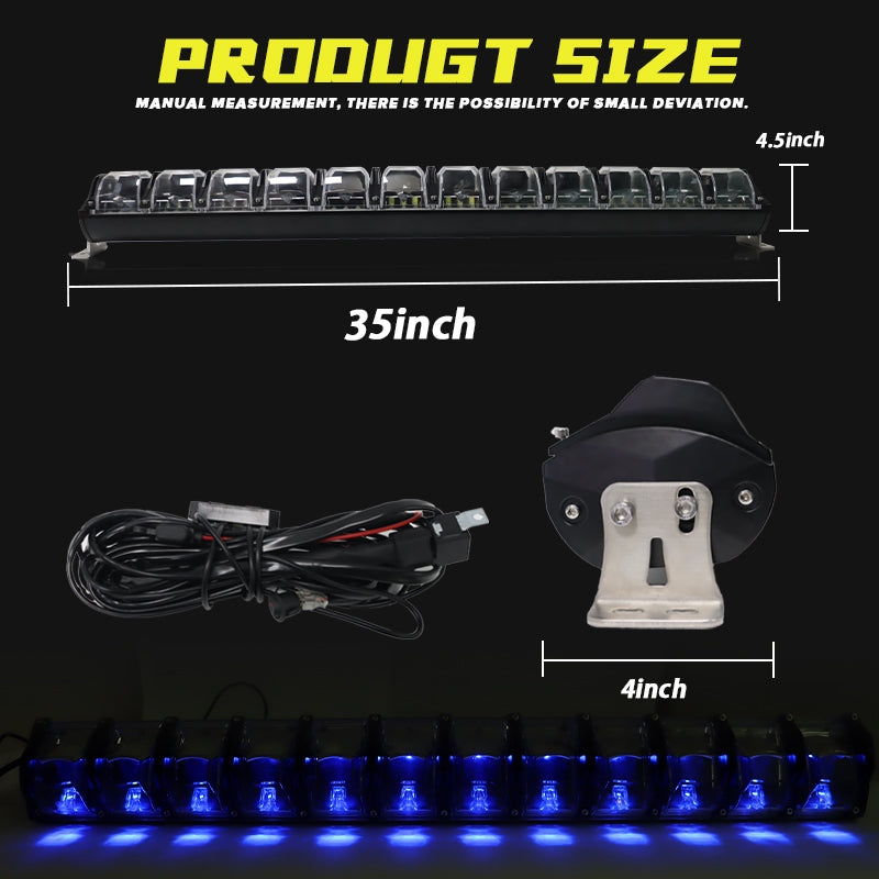 ICONIK SPECTRA 32" 390W RGB LED Dimmable Light Bar