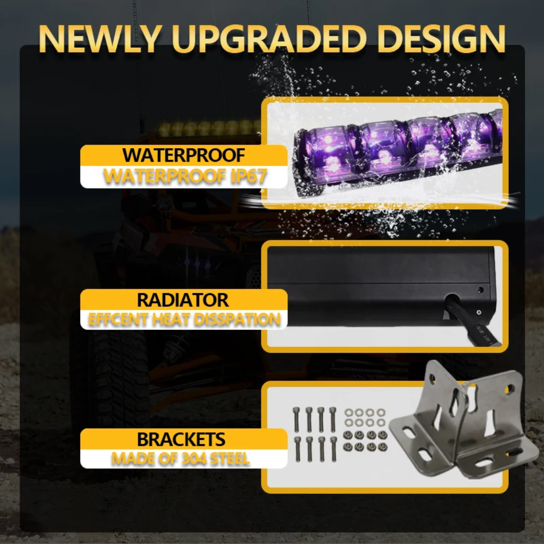 ICONIK SPECTRA 32" 390W RGB LED Dimmable Light Bar