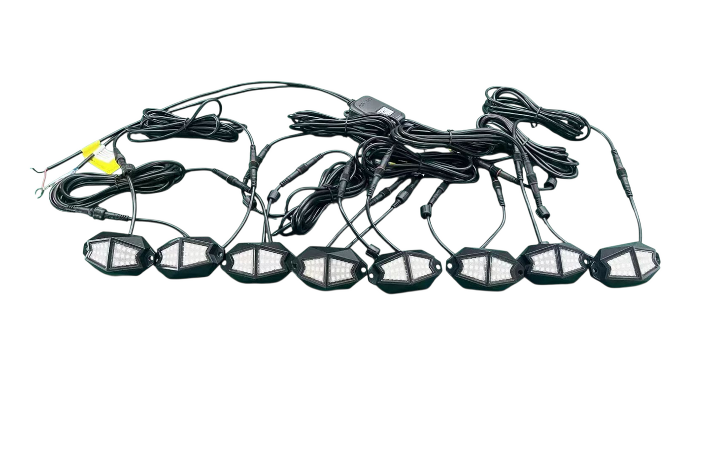 Rock Light Pods Aluminum LED Rock Lights, 210° Wide Angle RGB Rock Lights for ATV UTV OFF-ROAD vehicles