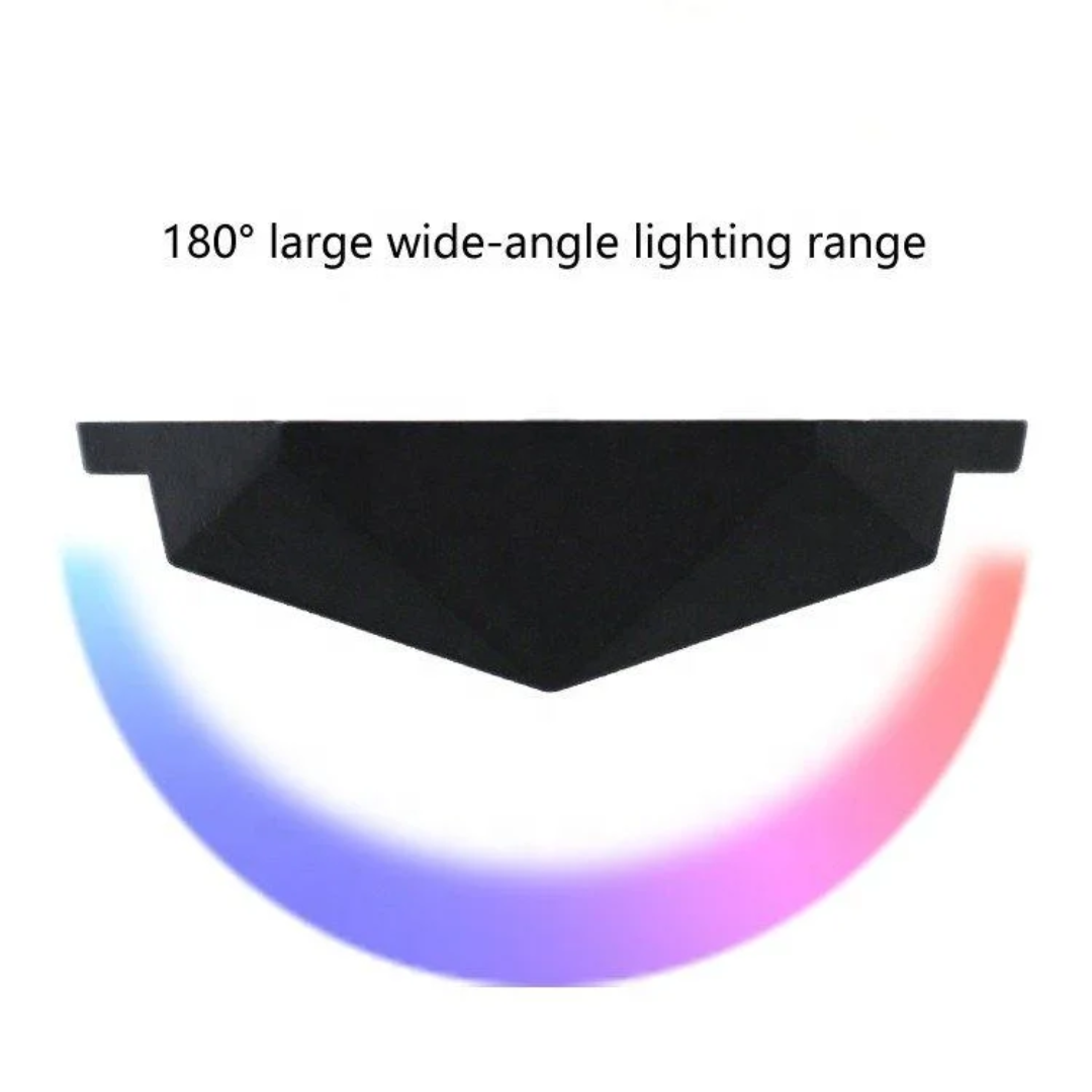 Rock Light Pods Aluminum LED Rock Lights, 210° Wide Angle RGB Rock Lights for ATV UTV OFF-ROAD vehicles