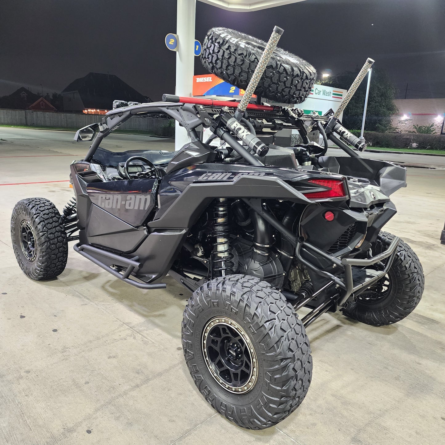 RGB Fat LED Whip Lights Antenna Flag for ATV UTV Can-Am Maverick X3 Maverick R Polaris RZR 1000 XP Pro XP Turbo R Pro R Pro S Kawasaki Honda Yamaha