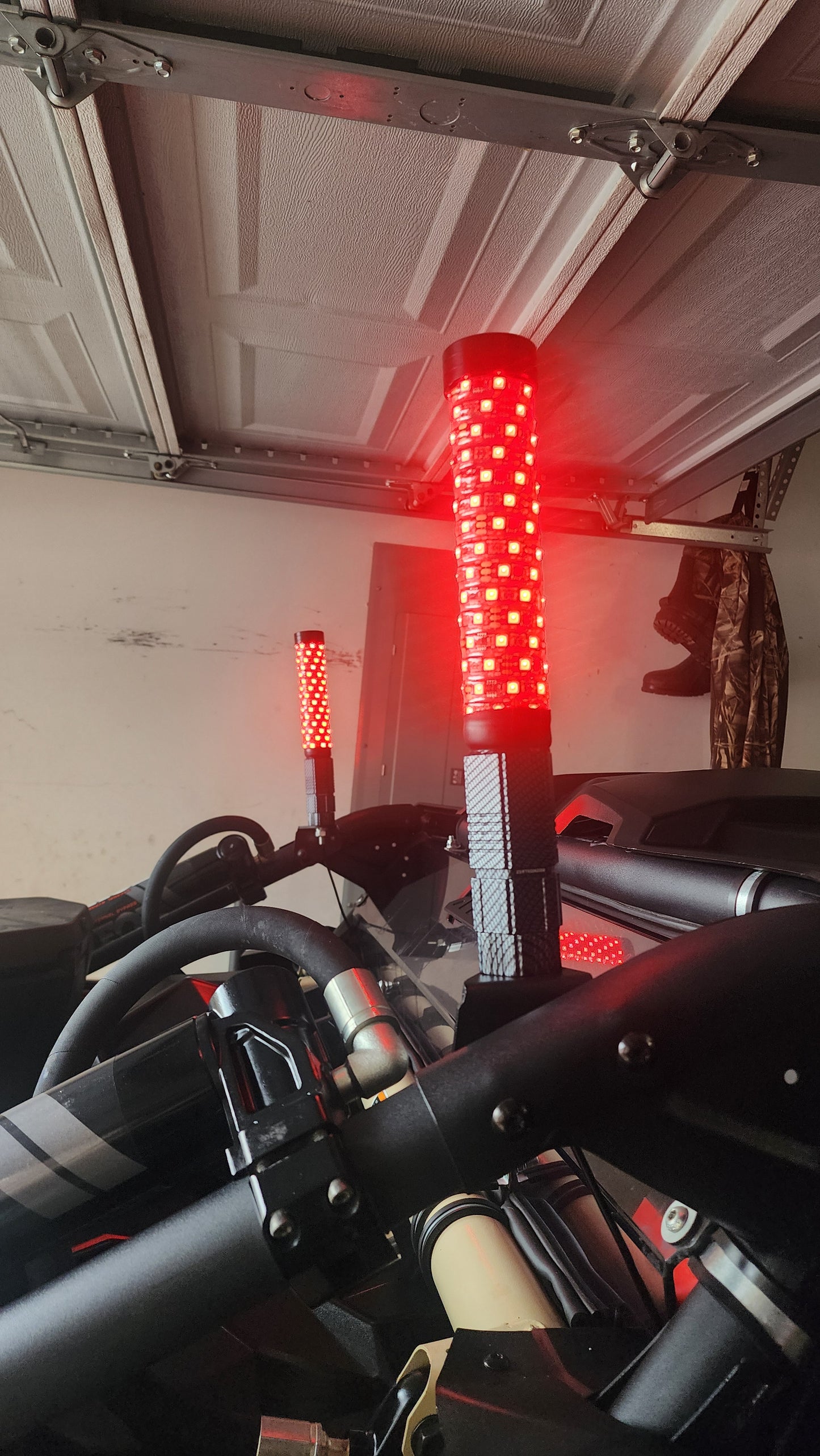 RGB Fat LED Whip Lights Antenna Flag for ATV UTV Can-Am Maverick X3 Maverick R Polaris RZR 1000 XP Pro XP Turbo R Pro R Pro S Kawasaki Honda Yamaha