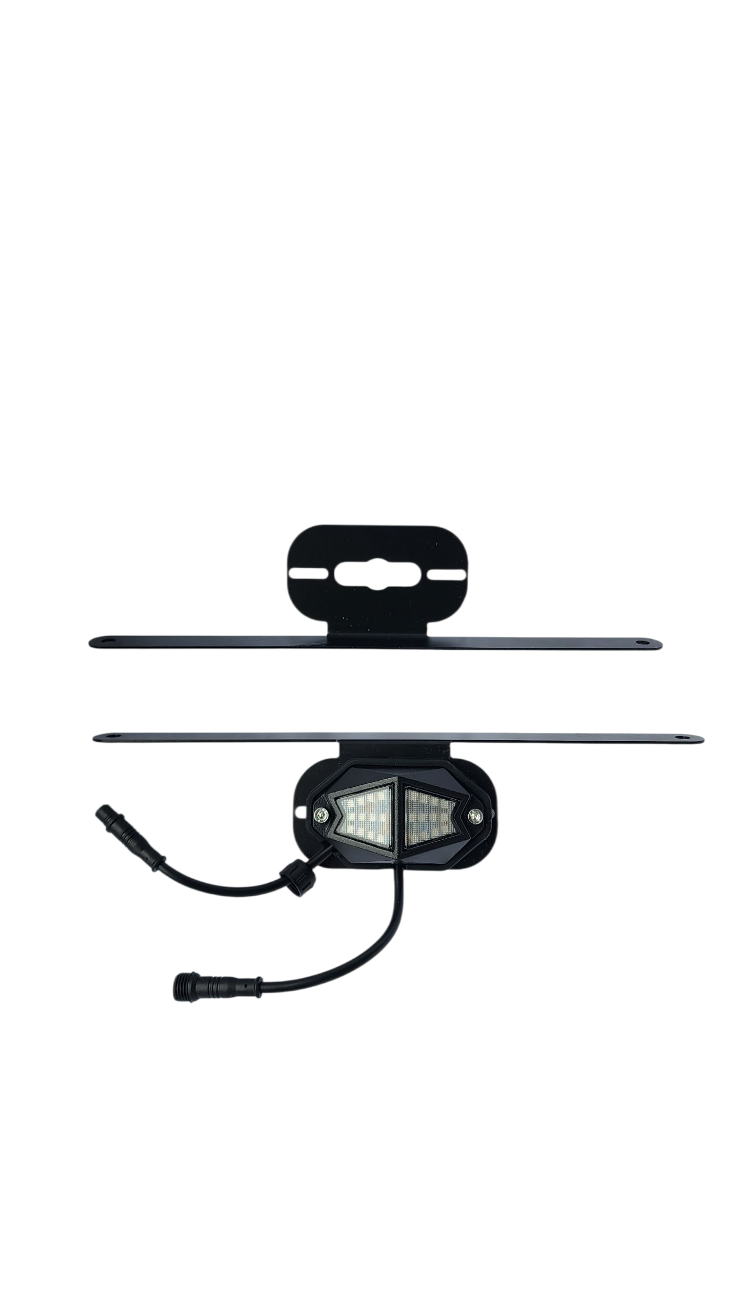 Rock light bracket mounts by piece