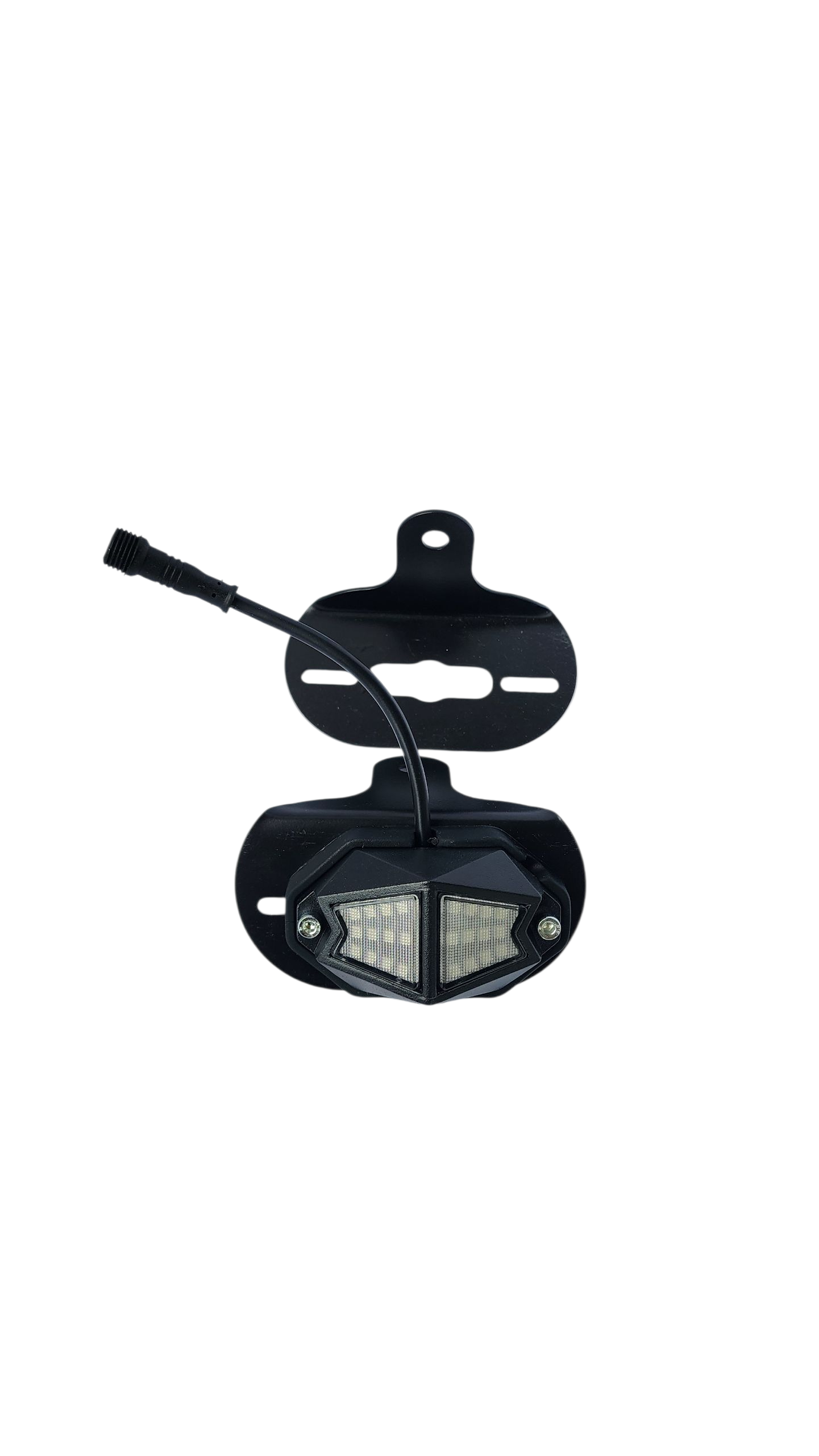 Rock light bracket mounts by piece