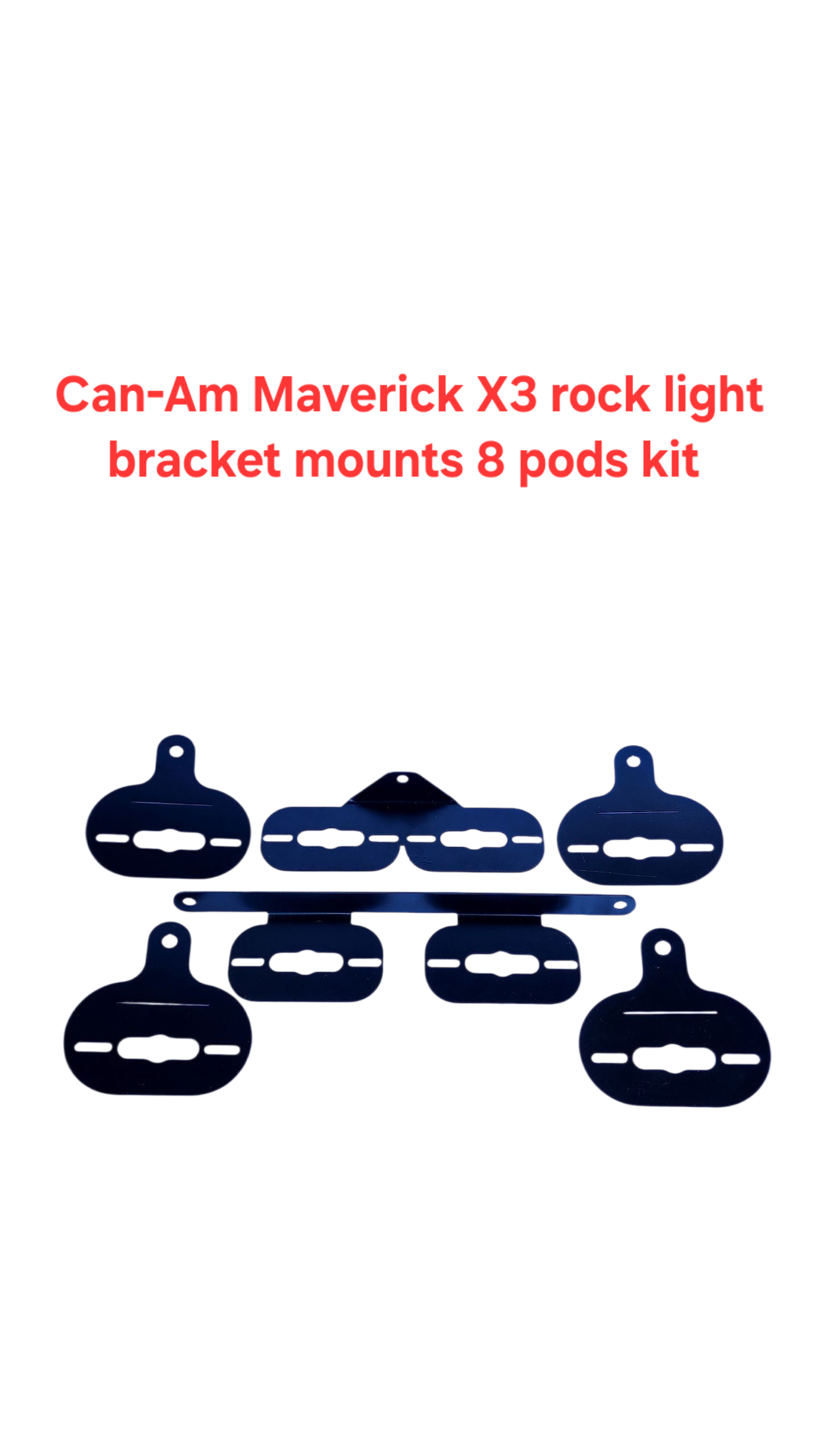 Rock light bracket mounts kits for Can-Am Maverick X3