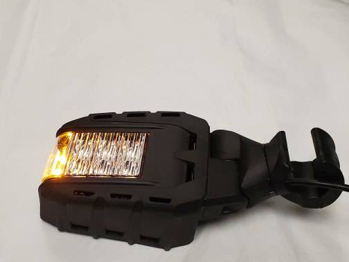 ICONIK OVERLAND Side Mirrors With LED Lights 1.75 - 2' Polaris RZR XP Pro R Turbo R Pro XP Pro S Can-Am Maverick X3 Maverick R Honda