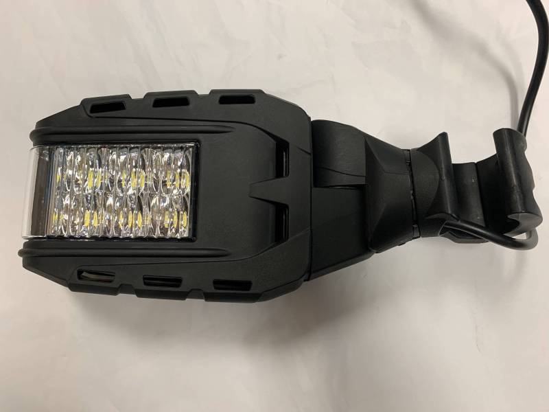 ICONIK OVERLAND Side Mirrors With LED Lights 1.75 - 2' Polaris RZR XP Pro R Turbo R Pro XP Pro S Can-Am Maverick X3 Maverick R Honda