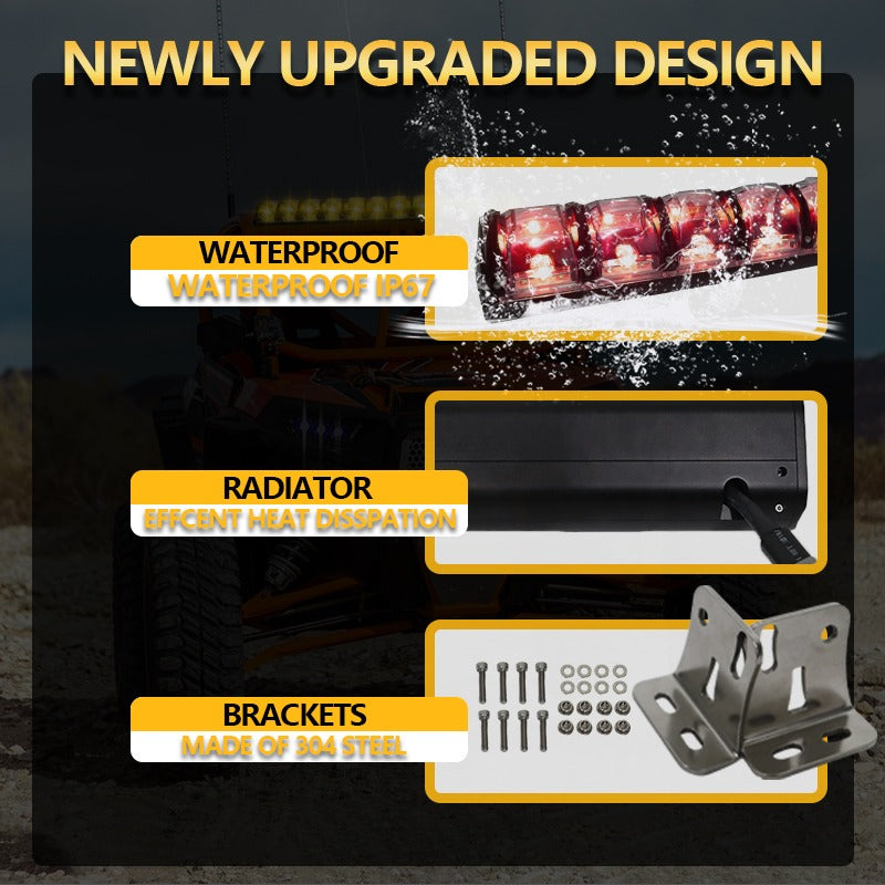 ICONIK SPECTRA 42" 520W RGB LED Dimmable Light Bar