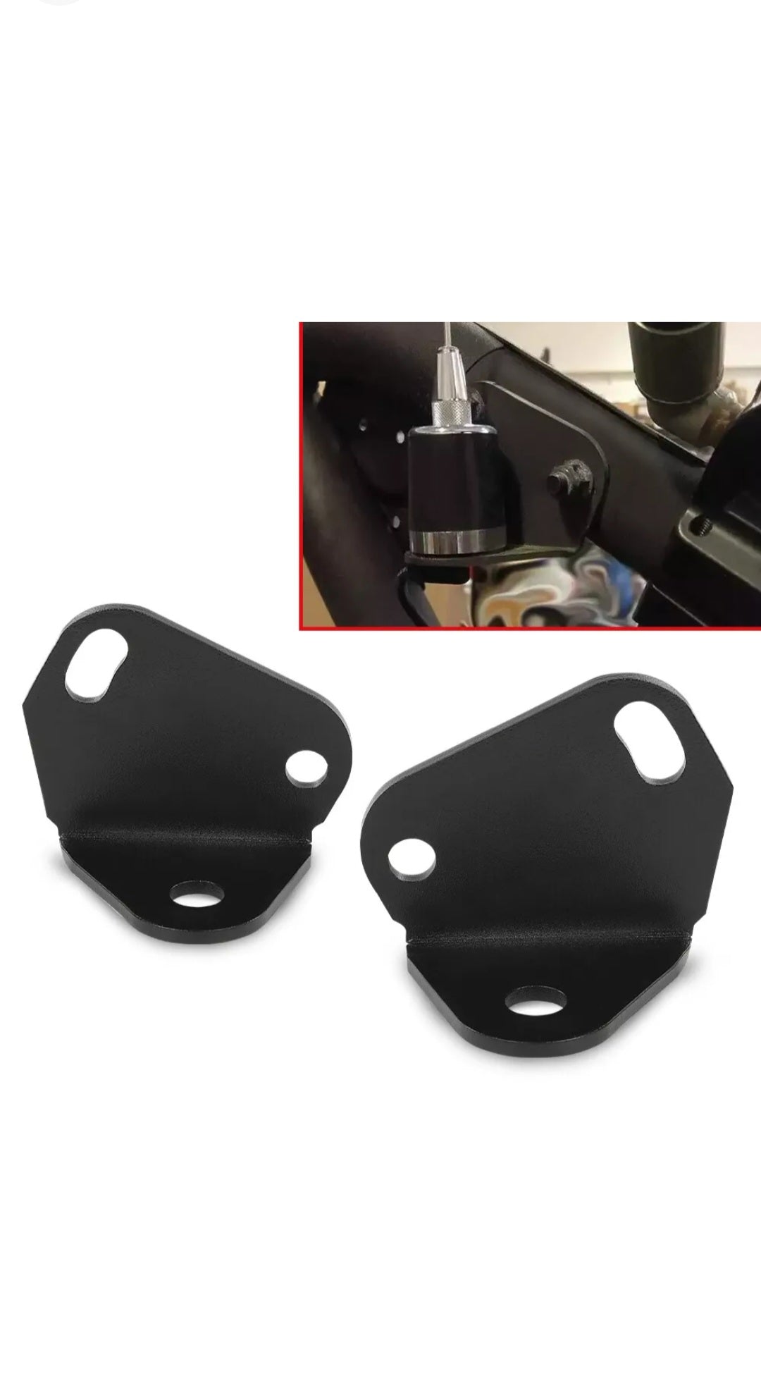 2017+ Can Am Maverick X3 Backup B-Pillar Light Mount Whip Flag Brackets