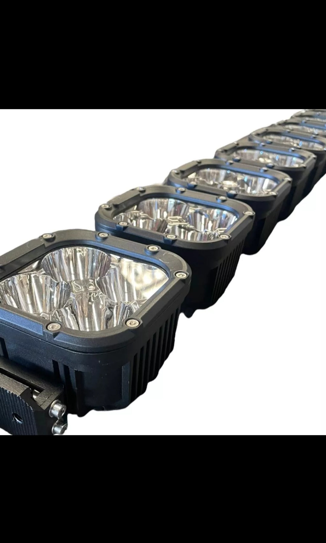 ICONIK REFLEX 43" LED Square Driving Linkable Light Bar-8 Lamps