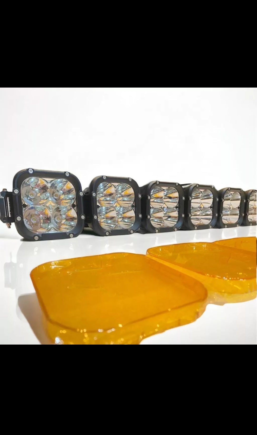 ICONIK REFLEX 43" LED Square Driving Linkable Light Bar-8 Lamps