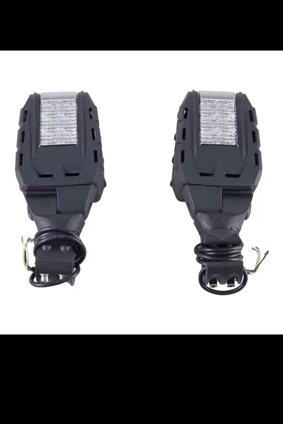ICONIK OVERLAND Side Mirrors With LED Lights 1.75 - 2' Polaris RZR XP Pro R Turbo R Pro XP Pro S Can-Am Maverick X3 Maverick R Honda