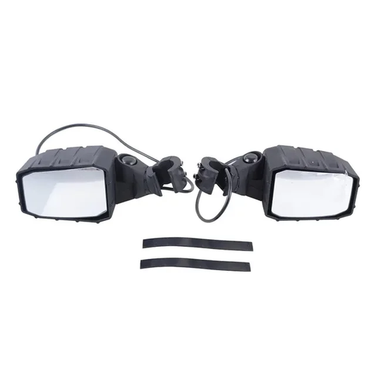 ICONIK OVERLAND Side Mirrors With LED Lights 1.75 - 2' Polaris RZR XP Pro R Turbo R Pro XP Pro S Can-Am Maverick X3 Maverick R Honda