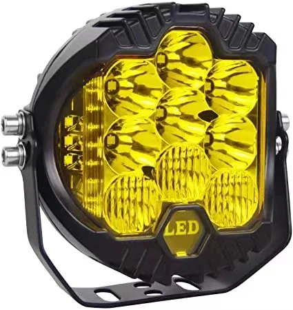 12V 3" and 5"  Round LED Work Light White Yellow DRL Driving Fog Lamp Off Road LED Light Strobe