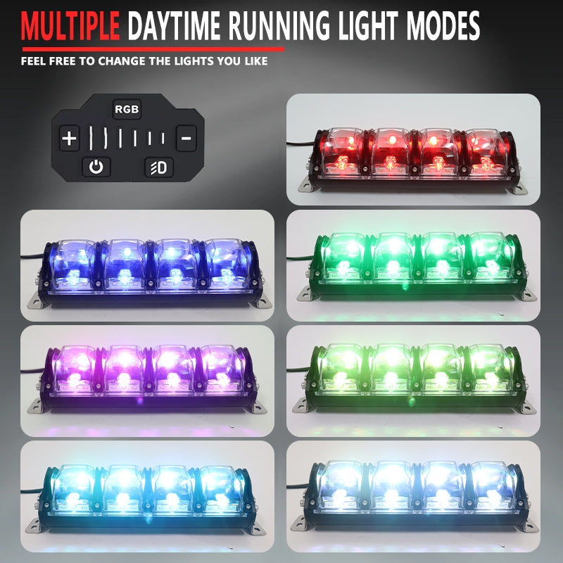 ICONIK SPECTRA 12" 130W RGB LED Dimmable Light Bar