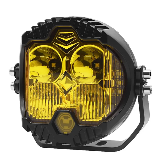 4L 12V 5" Round LED Work Light White/Yellow DRL Driving Fog Lamp Off Road LED Light For Jeep Truck 4x4 Cars SUV UTV RZR CAN-AM HONDA YAMAHA POLARIS KAWASAKI 