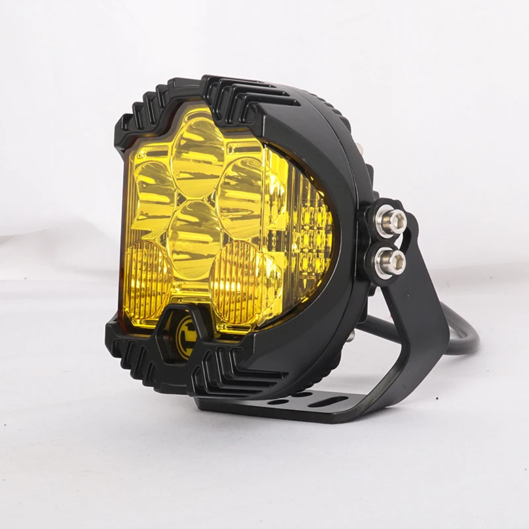 6L 12V 5" Round LED Work Light White/Yellow DRL Driving Fog Lamp Off Road LED Light For Jeep Truck 4x4 Cars SUV UTV RZR CAN-AM HONDA YAMAHA POLARIS KAWASAKI 