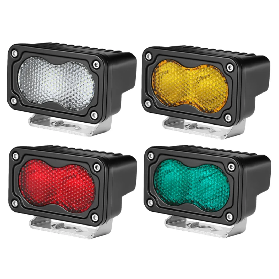 2L 3" 20W LED pod lights spot, flood, combo, or diffused