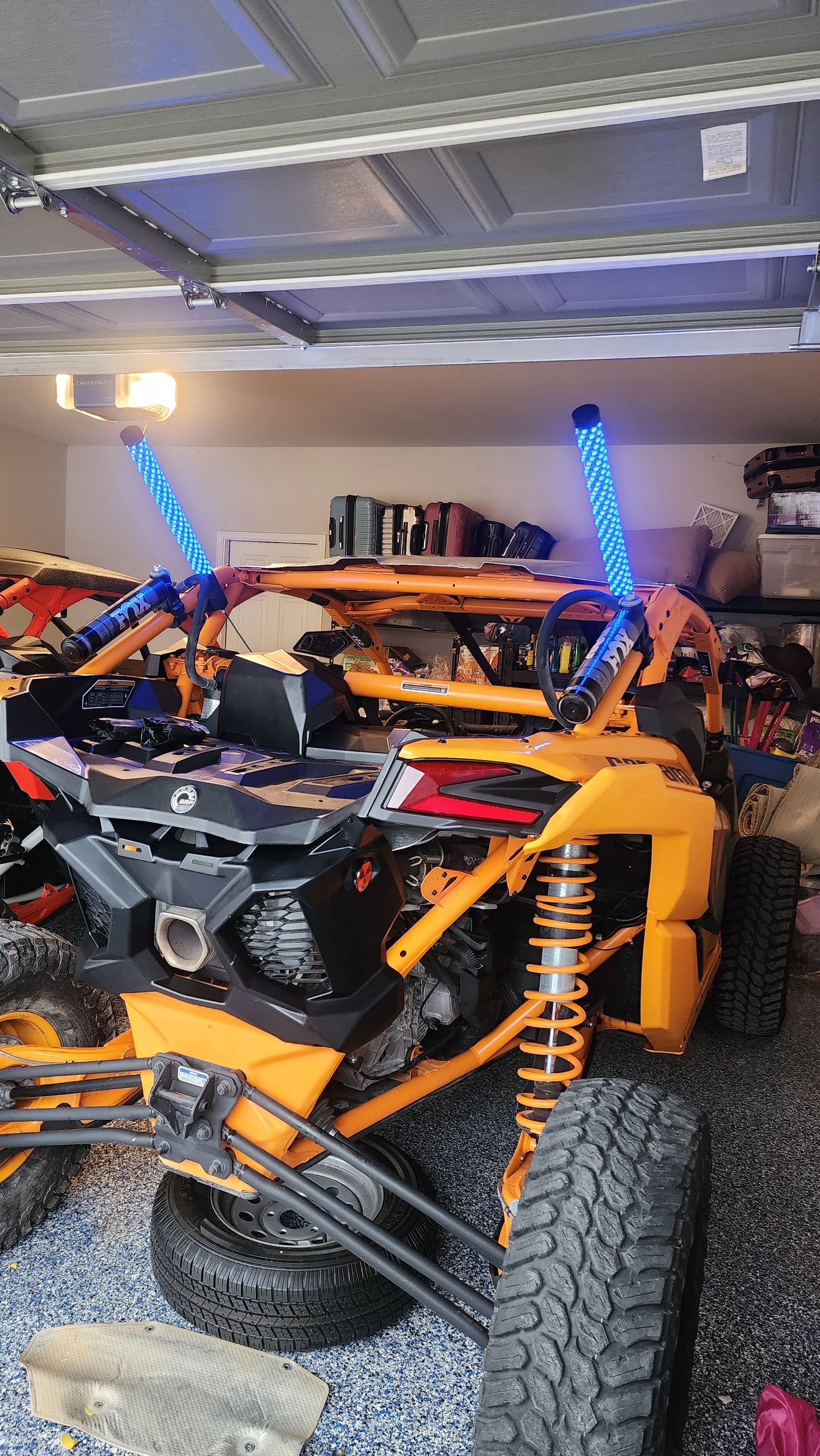 RGB Fat LED Whip Lights Antenna Flag for ATV UTV Can-Am Maverick X3 Maverick R Polaris RZR 1000 XP Pro XP Turbo R Pro R Pro S Kawasaki Honda Yamaha