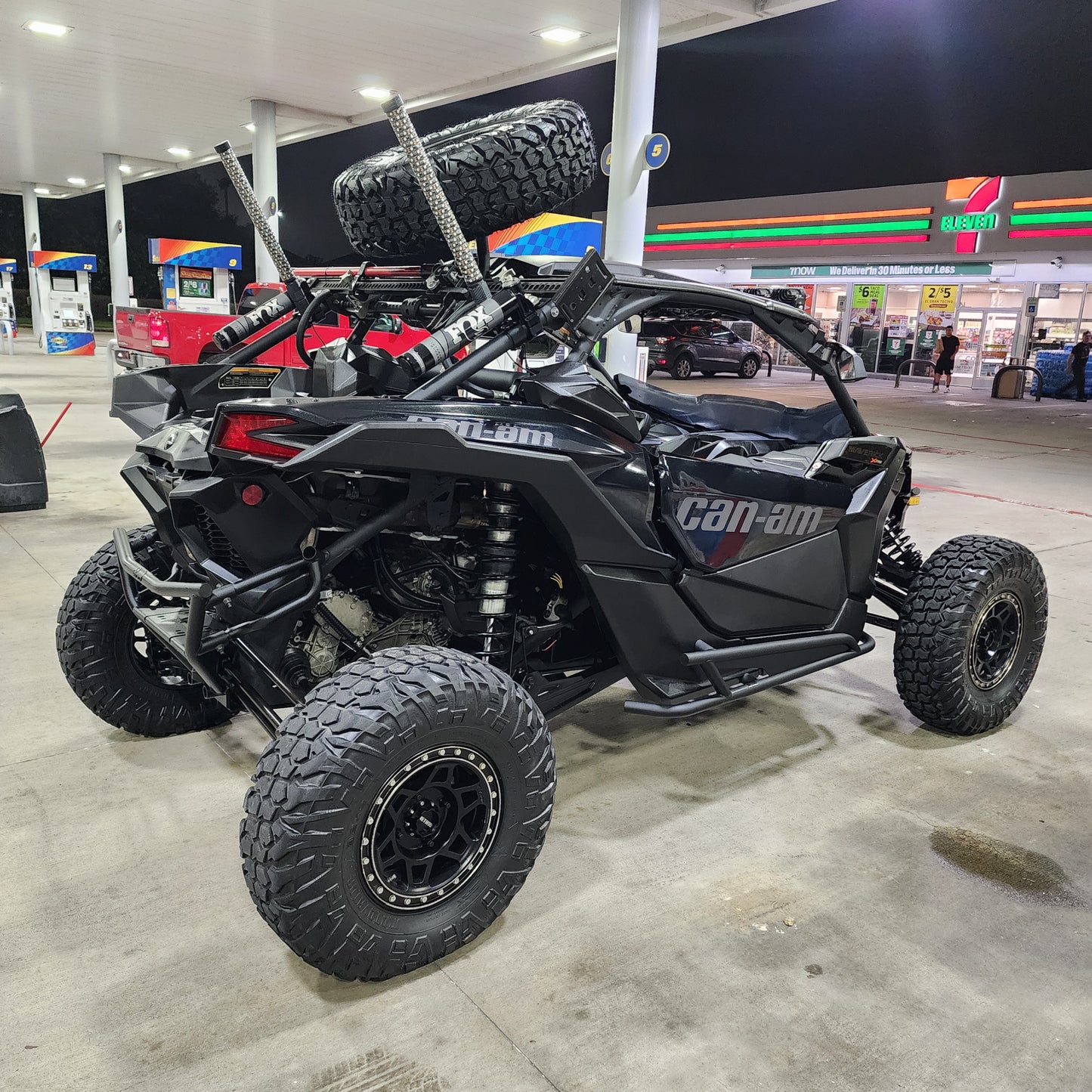 RGB Fat LED Whip Lights Antenna Flag for ATV UTV Can-Am Maverick X3 Maverick R Polaris RZR 1000 XP Pro XP Turbo R Pro R Pro S Kawasaki Honda Yamaha