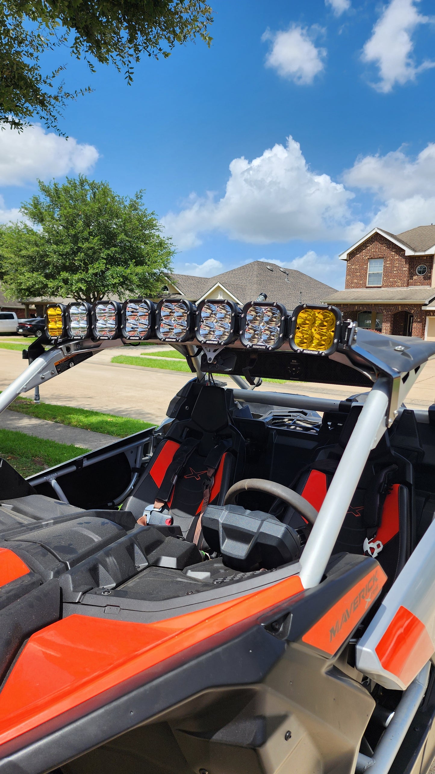 ICONIK REFLEX 43" LED Square Driving Linkable Light Bar-8 Lamps