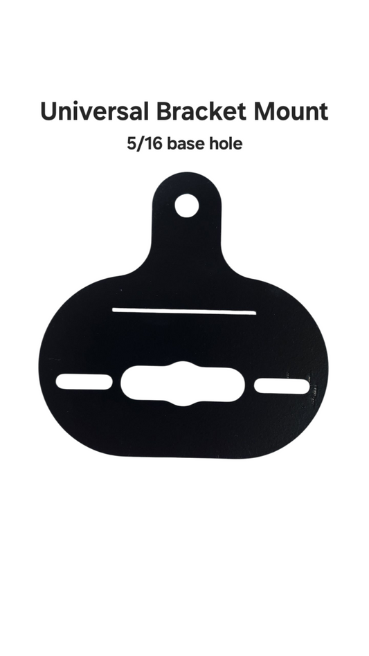 Rock light bracket mounts by piece