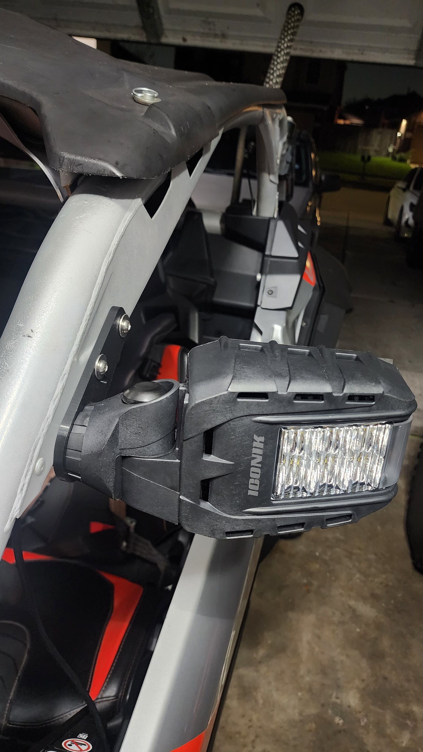 Bracket mounts for 2017+ Can-Am Maverick X3 ICONIK OVERLAND mirrors