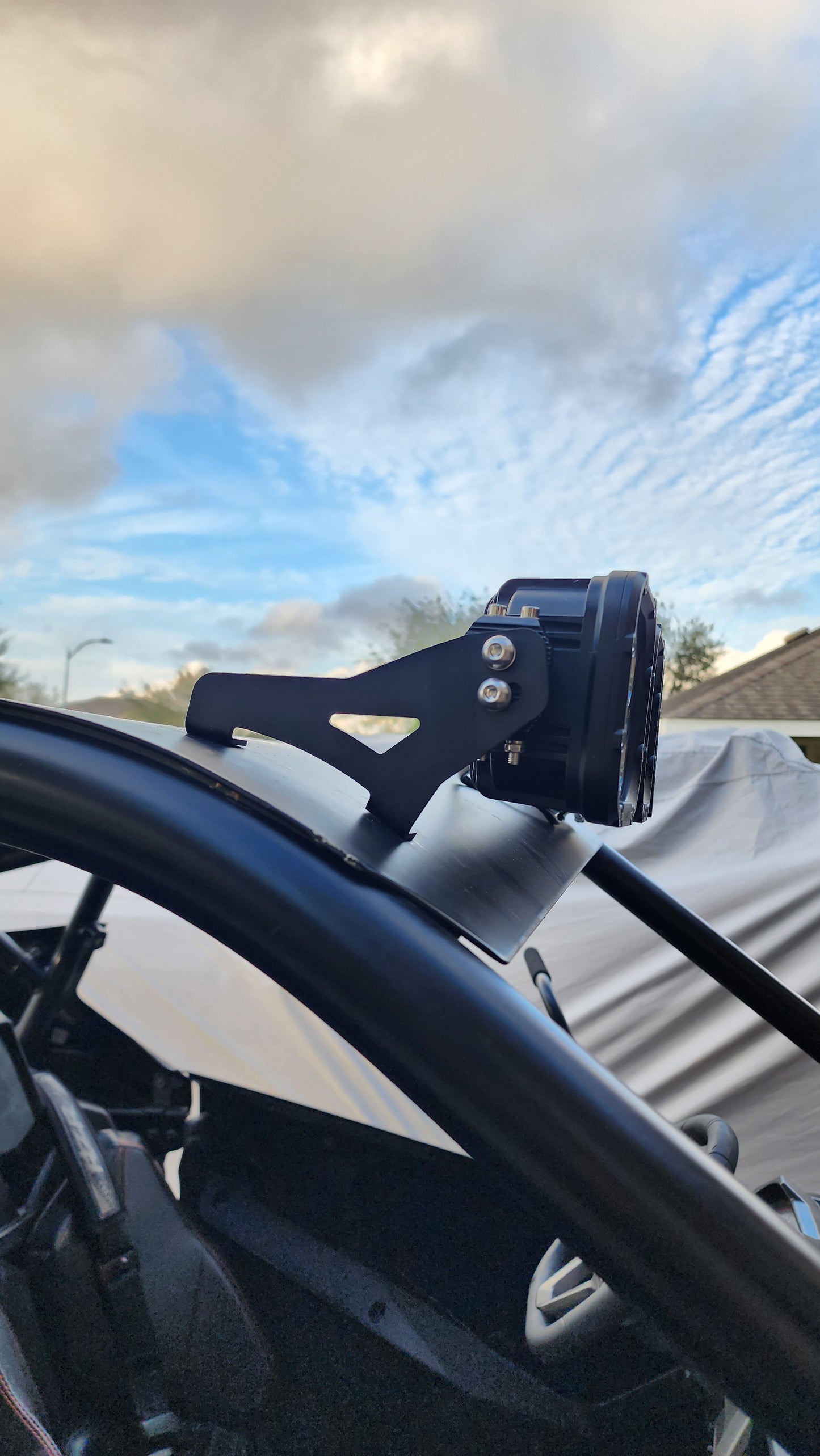 Bracket mounts for 2020+ Polaris RZR Pro XP, Turbo R,  and Pro S ICONIK REFLEX 32" 240W LED Light Bar
