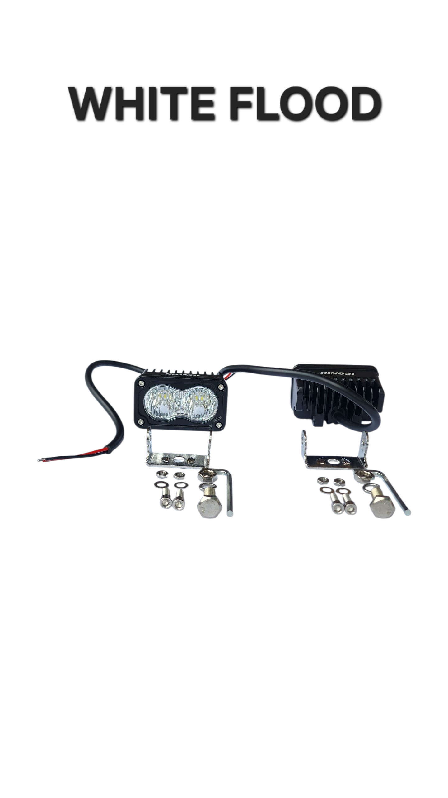 2L 3" 20W LED pod lights spot, flood, combo, or diffused