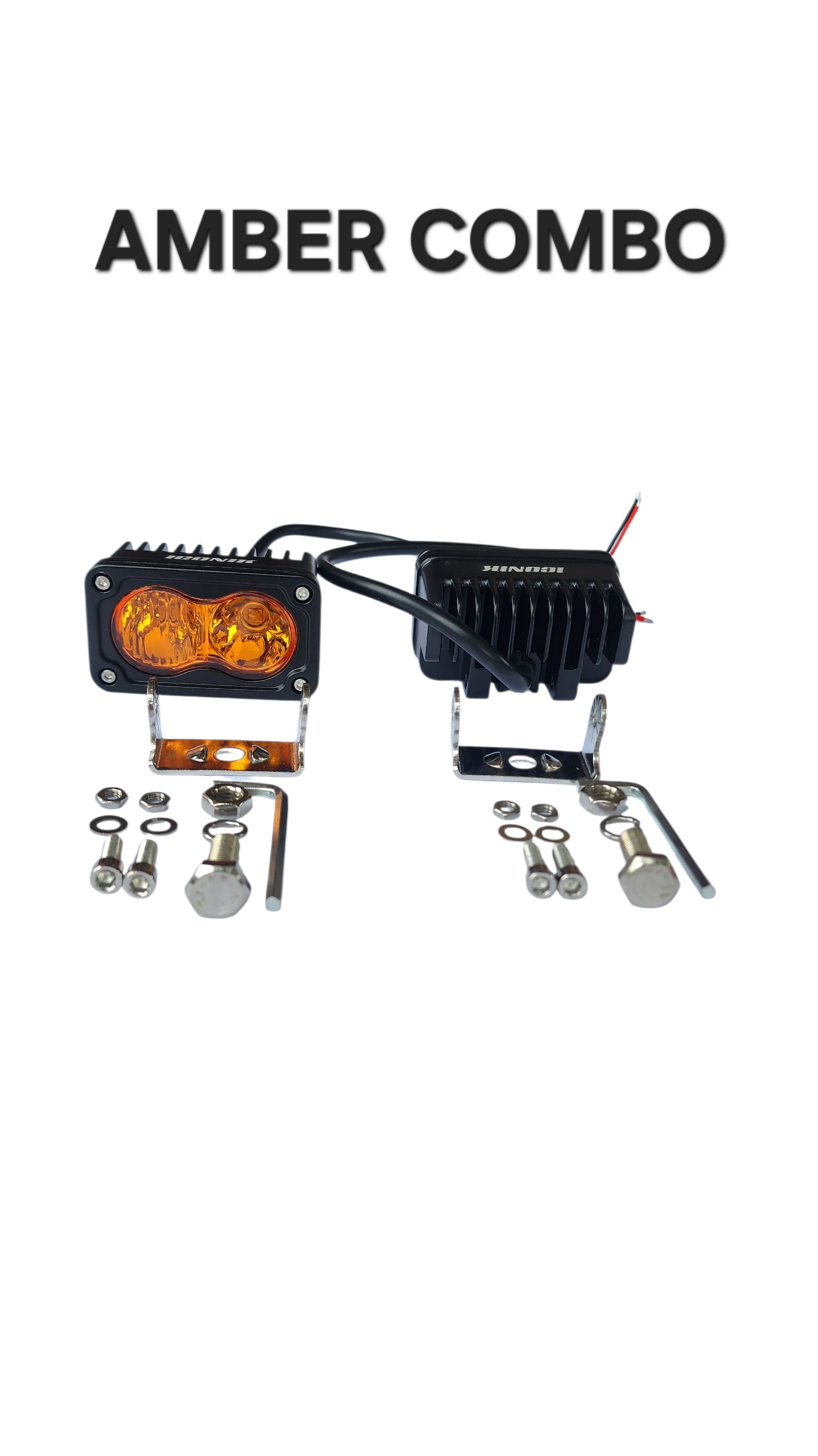 2L 3" 20W LED pod lights spot, flood, combo, or diffused