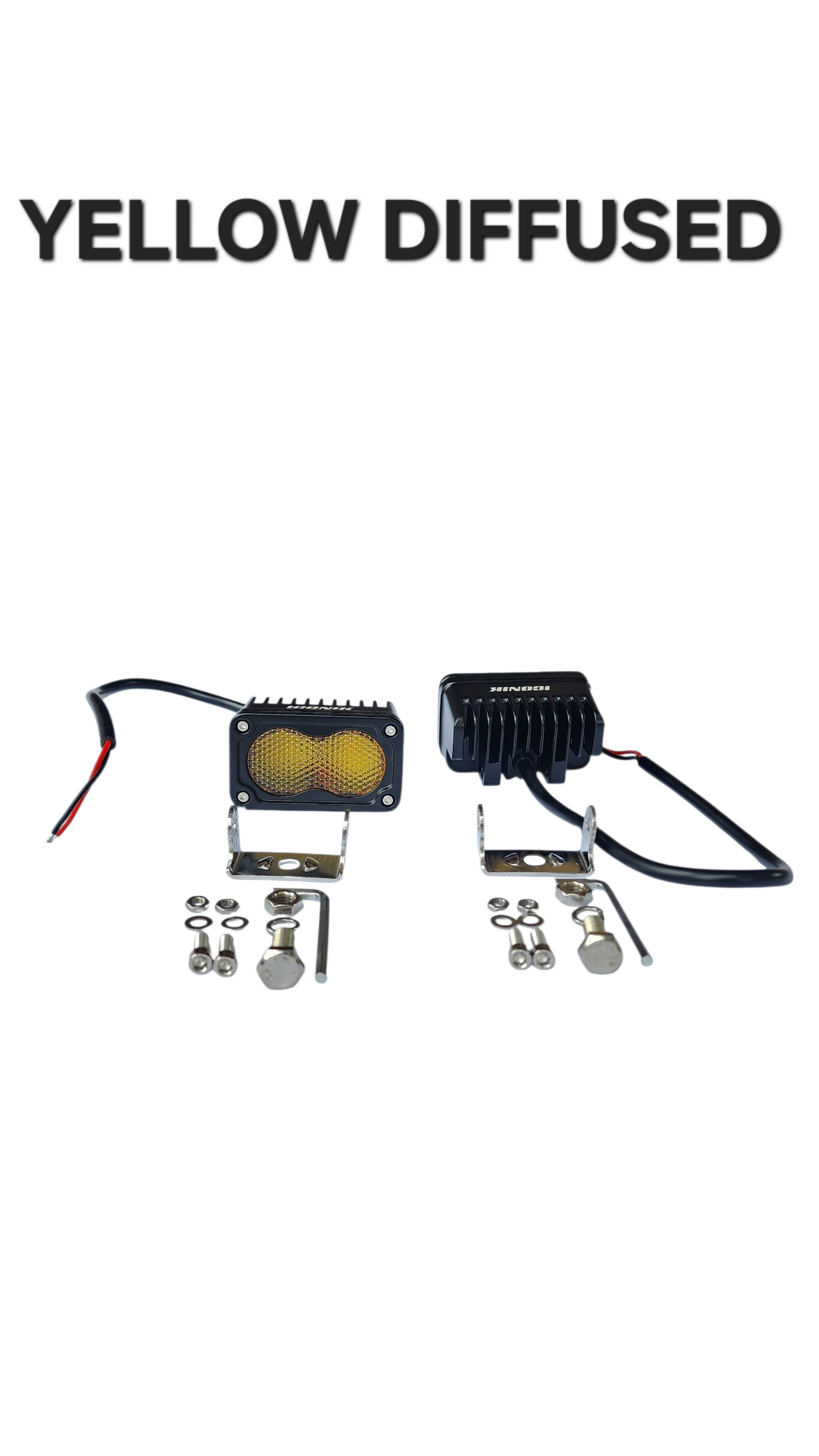 2L 3" 20W LED pod lights spot, flood, combo, or diffused