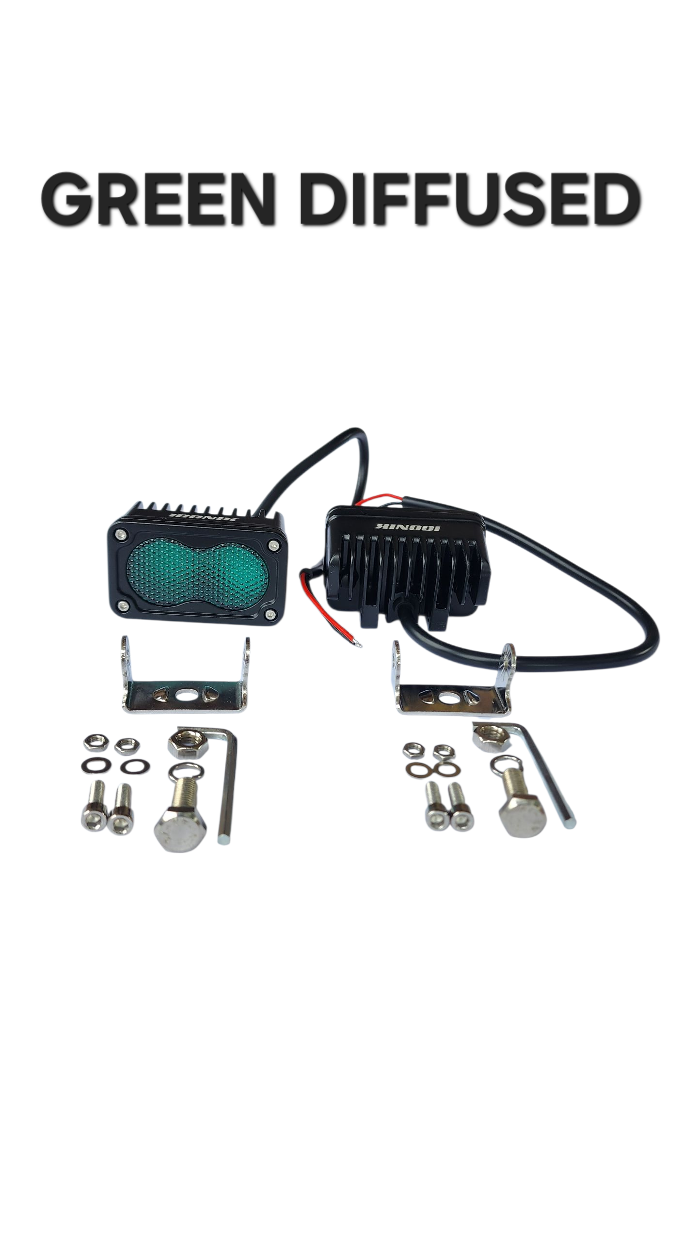 2L 3" 20W LED pod lights spot, flood, combo, or diffused