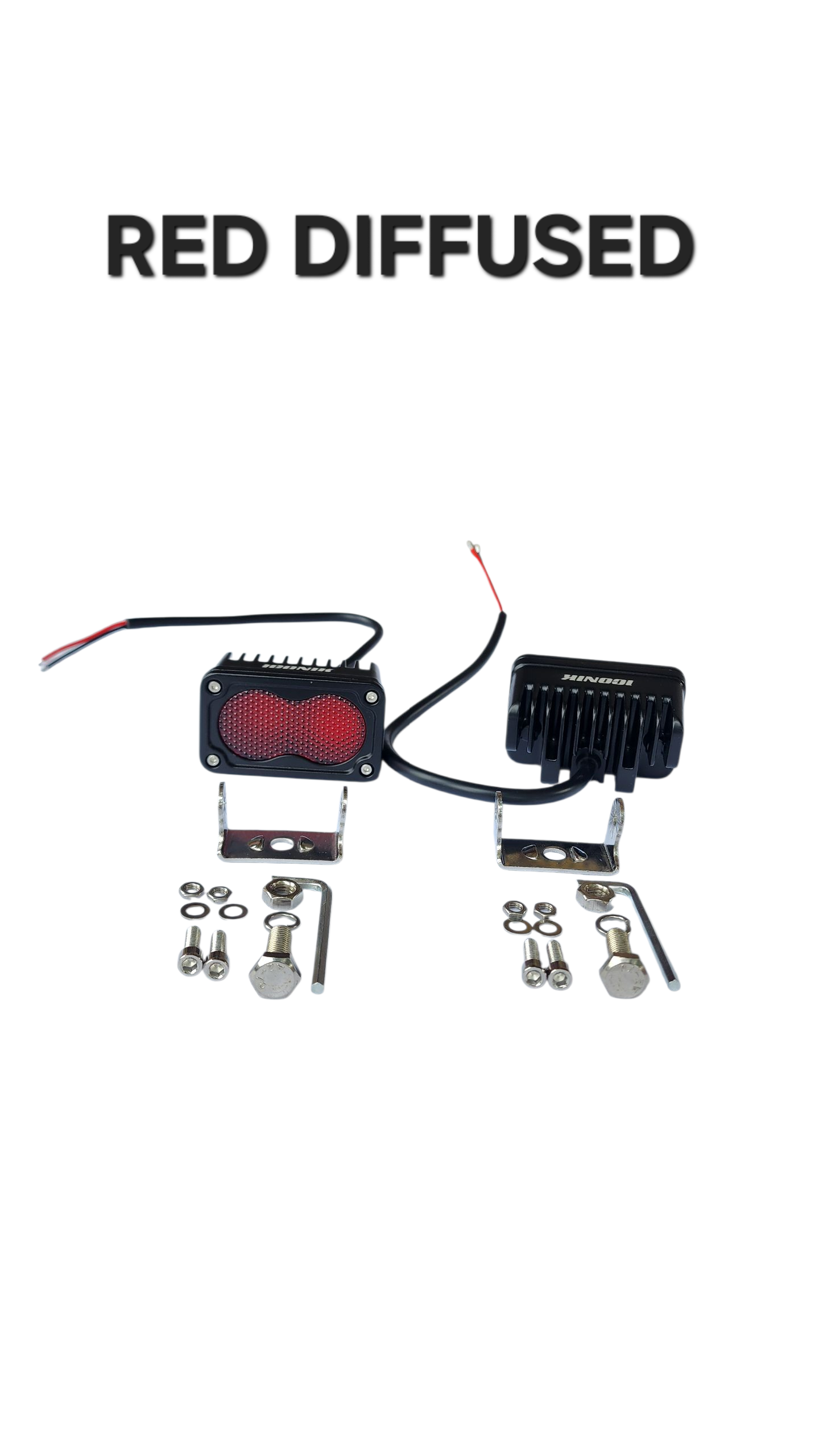 2L 3" 20W LED pod lights spot, flood, combo, or diffused