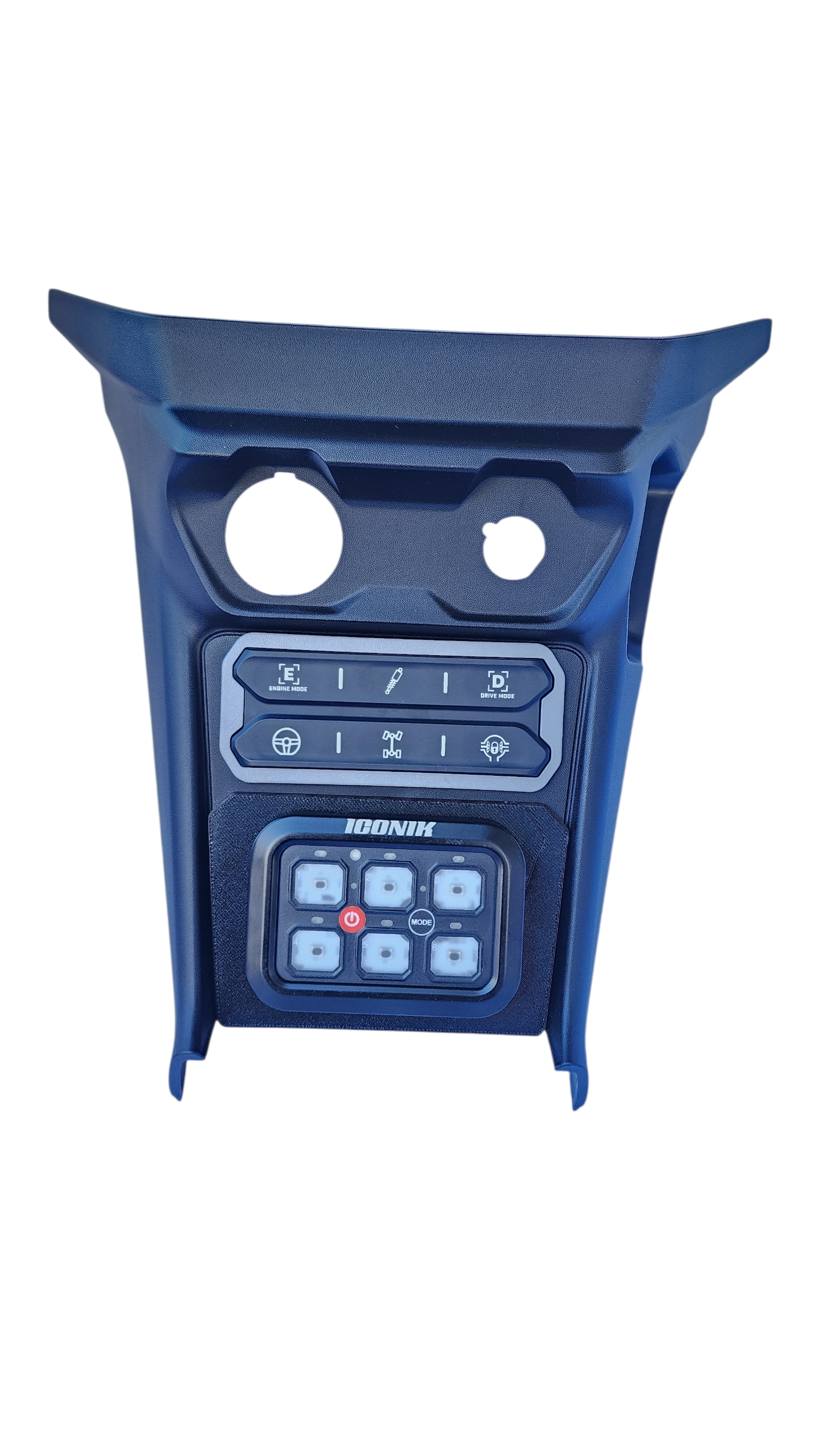 2024+ Maverick R  ICONIK 6, 8, and 12 gang switch panel mounts