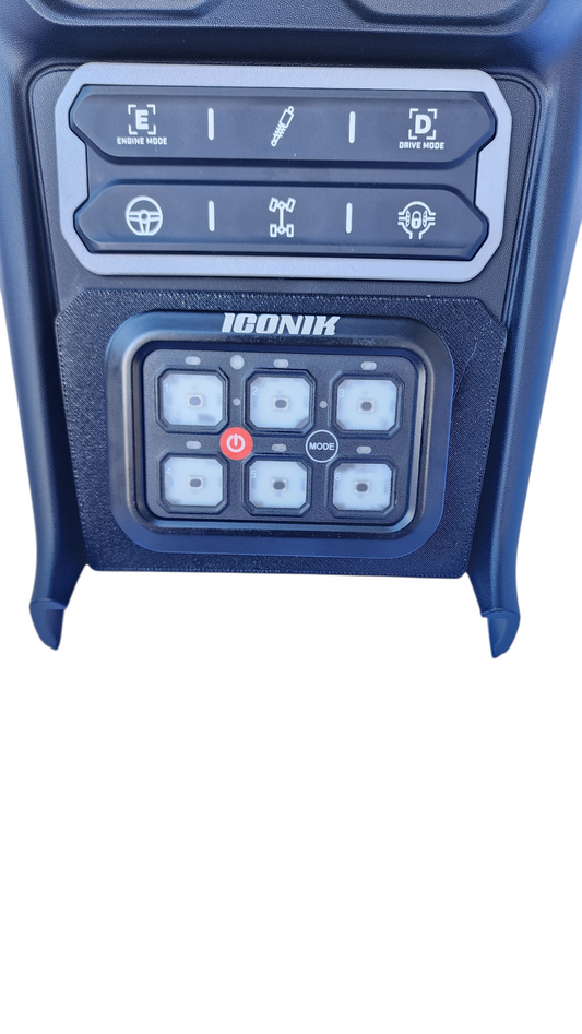 2024+ Maverick R  ICONIK 6, 8, and 12 gang switch panel mounts