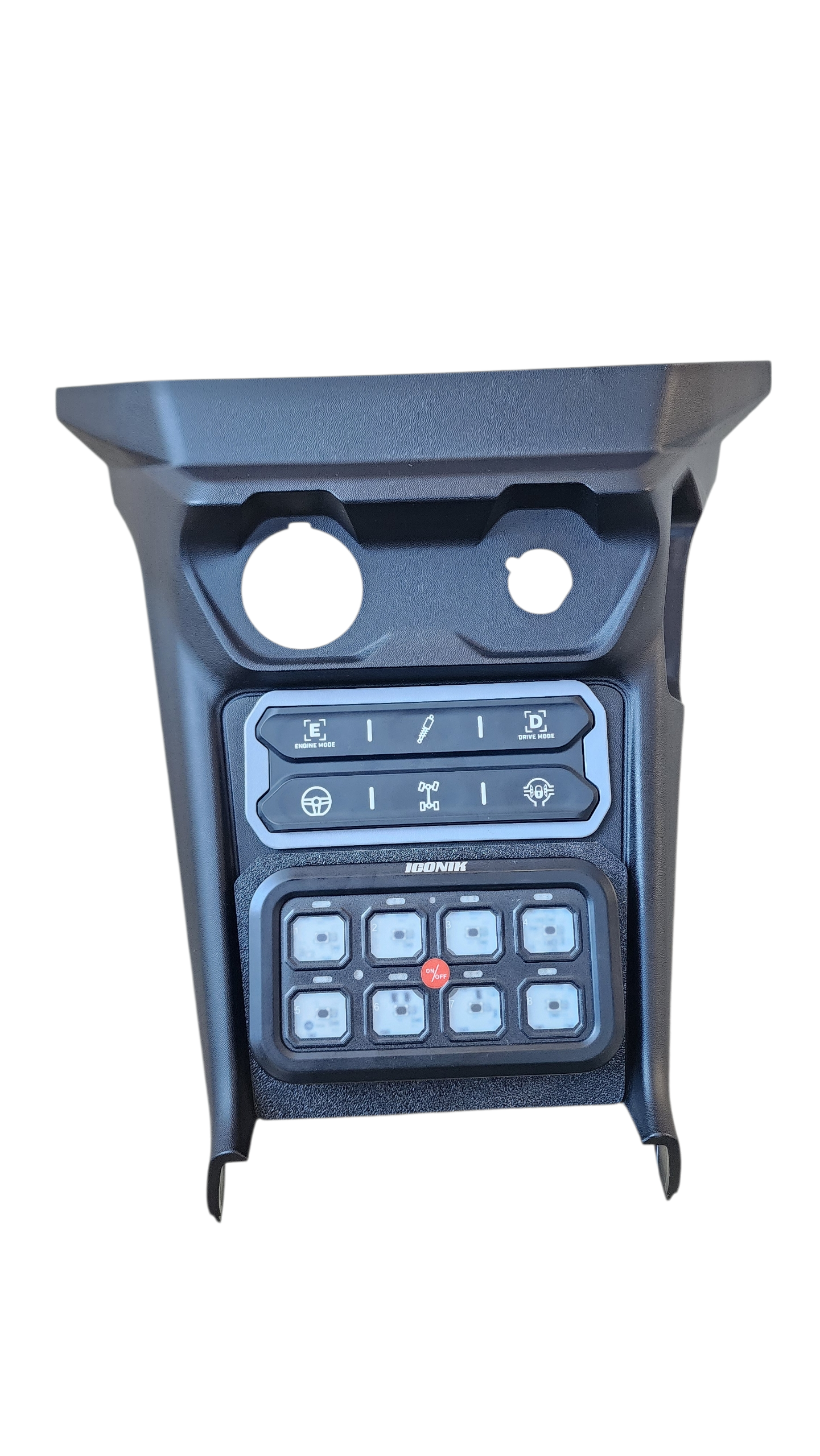 2024+ Maverick R  ICONIK 6, 8, and 12 gang switch panel mounts