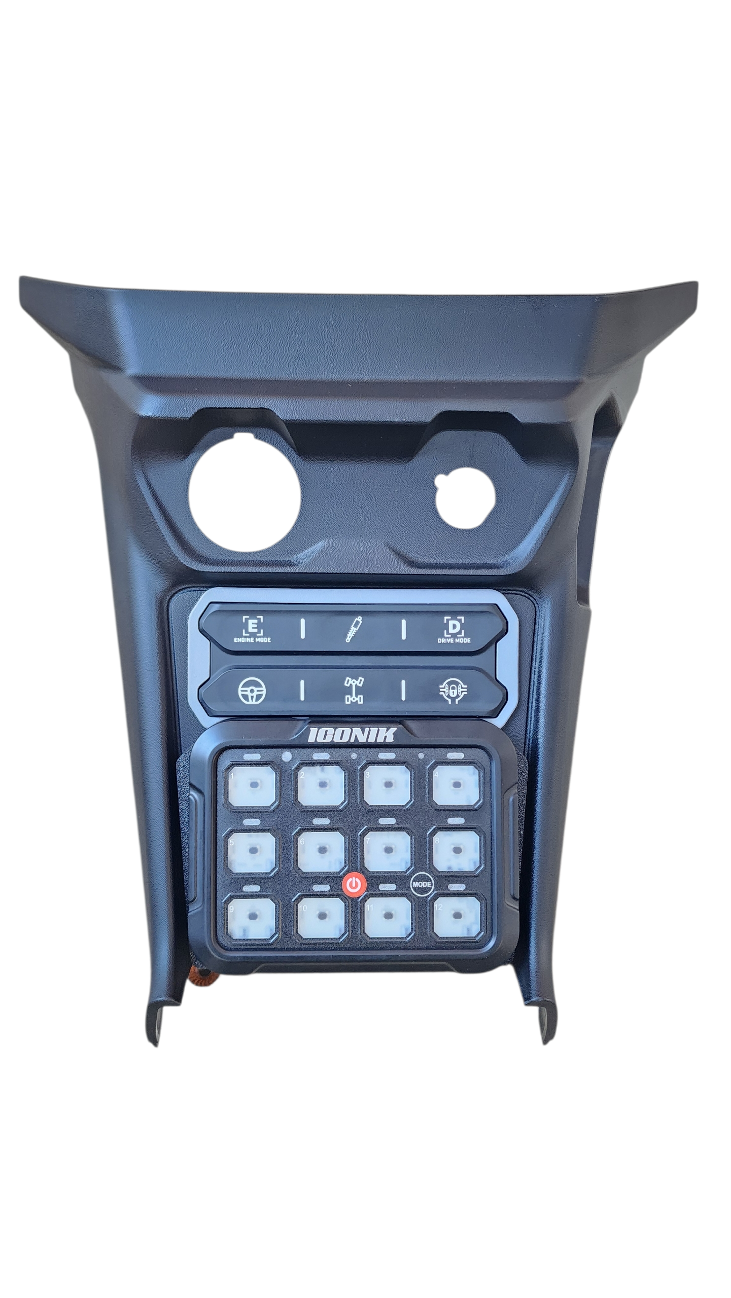 2024+ Maverick R  ICONIK 6, 8, and 12 gang switch panel mounts