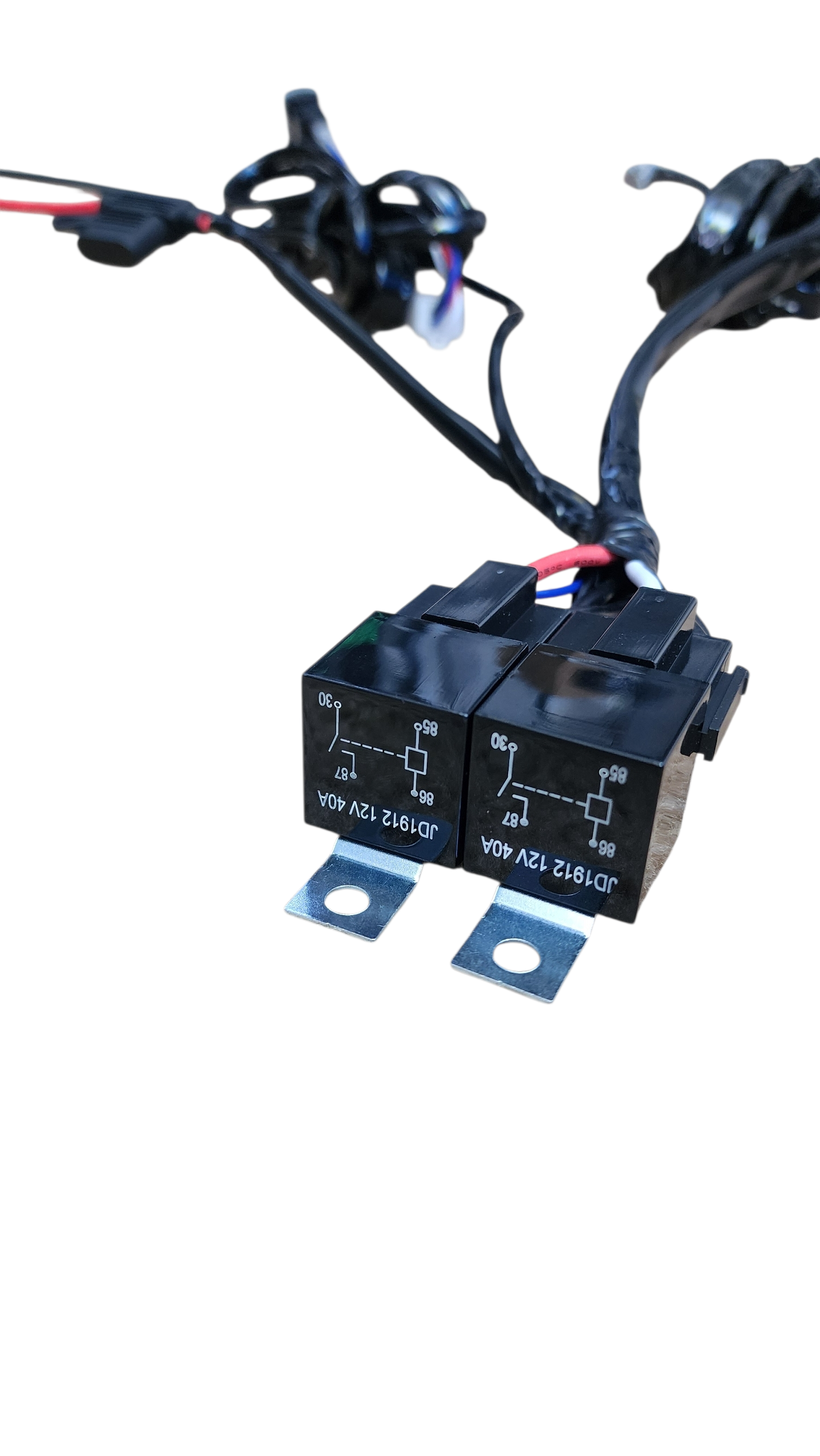 10ft 12 AWG Relay Wiring Harness with 3 Position LED LIGHT BAR Rocker Switch (1 lead) 3 pin DT connectors