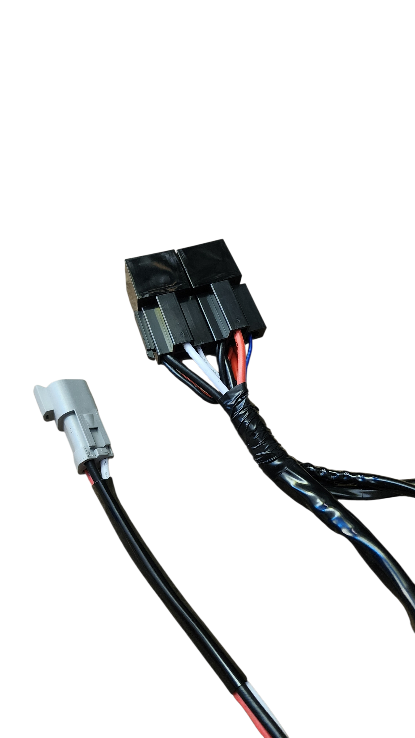 10ft 12 AWG Relay Wiring Harness with 3 Position LED LIGHT BAR Rocker Switch (1 lead) 3 pin DT connectors