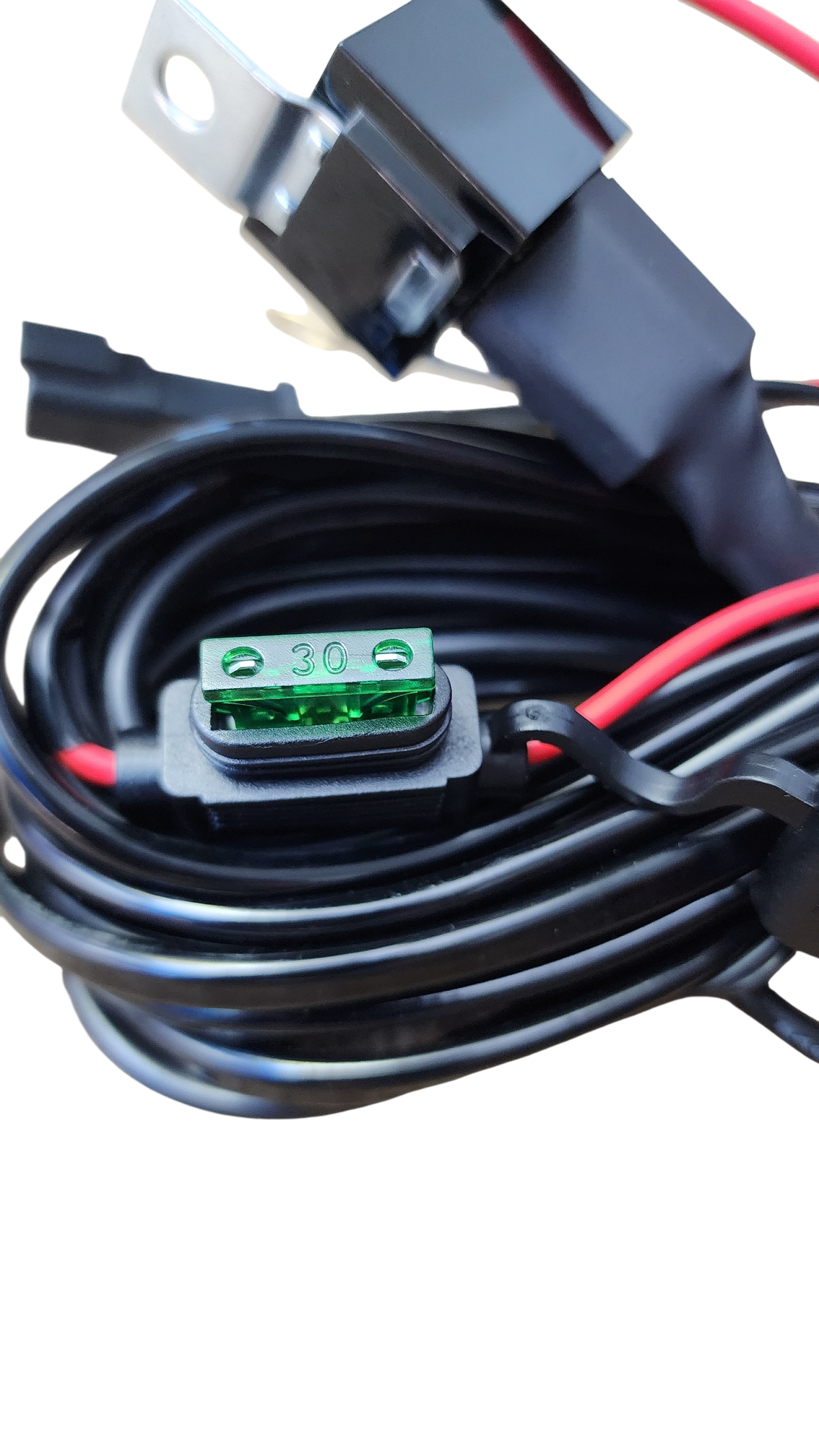 10ft 16 AWG Relay Wiring Harness with On/Off ROCK LIGHTS Rocker Switch (1 lead) 2 pin DT connectors