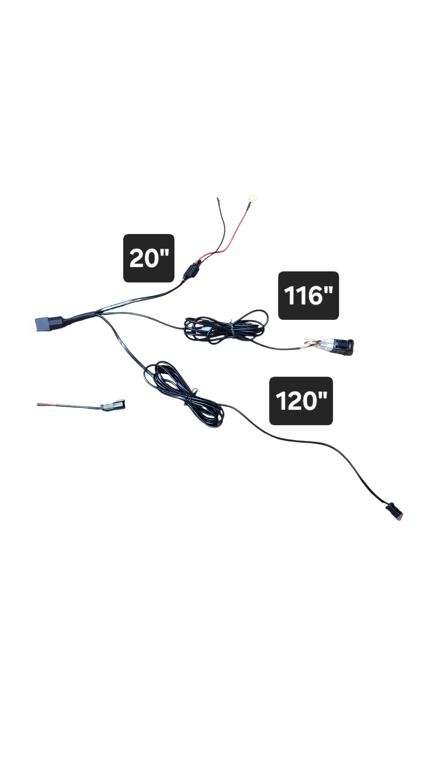 10ft 16 AWG Relay Wiring Harness with On/Off ROCK LIGHTS Rocker Switch (1 lead) 2 pin DT connectors