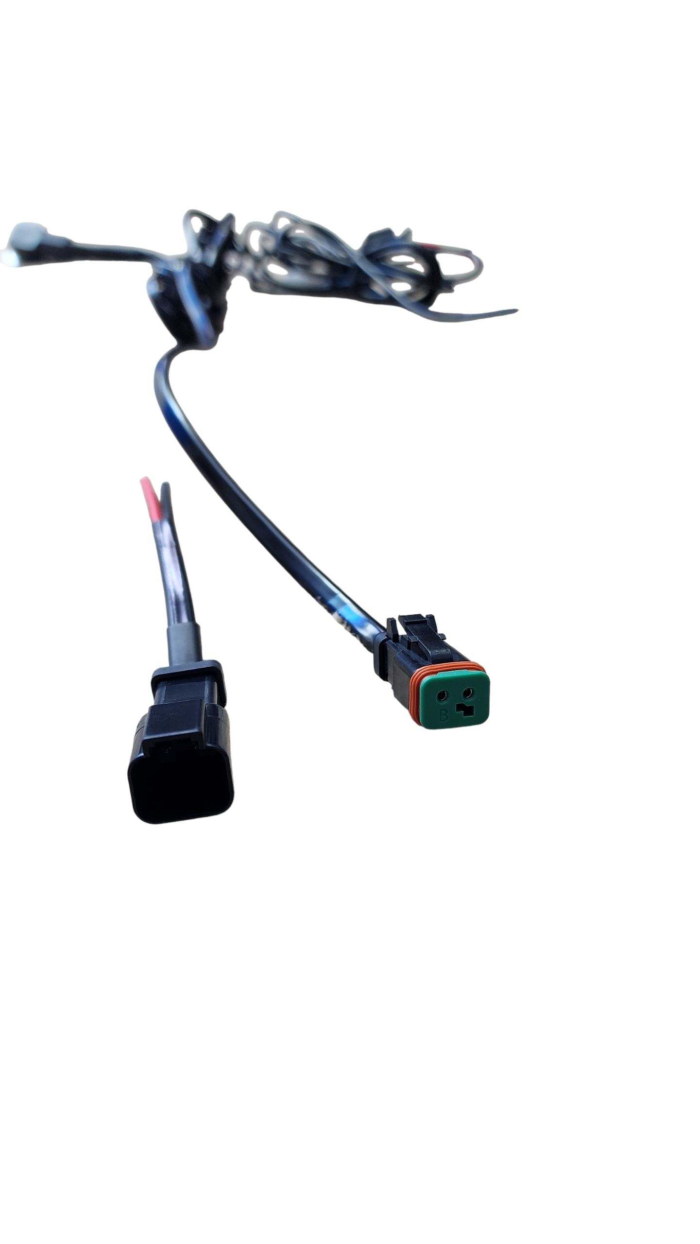 10ft 16 AWG Relay Wiring Harness with On/Off ROCK LIGHTS Rocker Switch (1 lead) 2 pin DT connectors