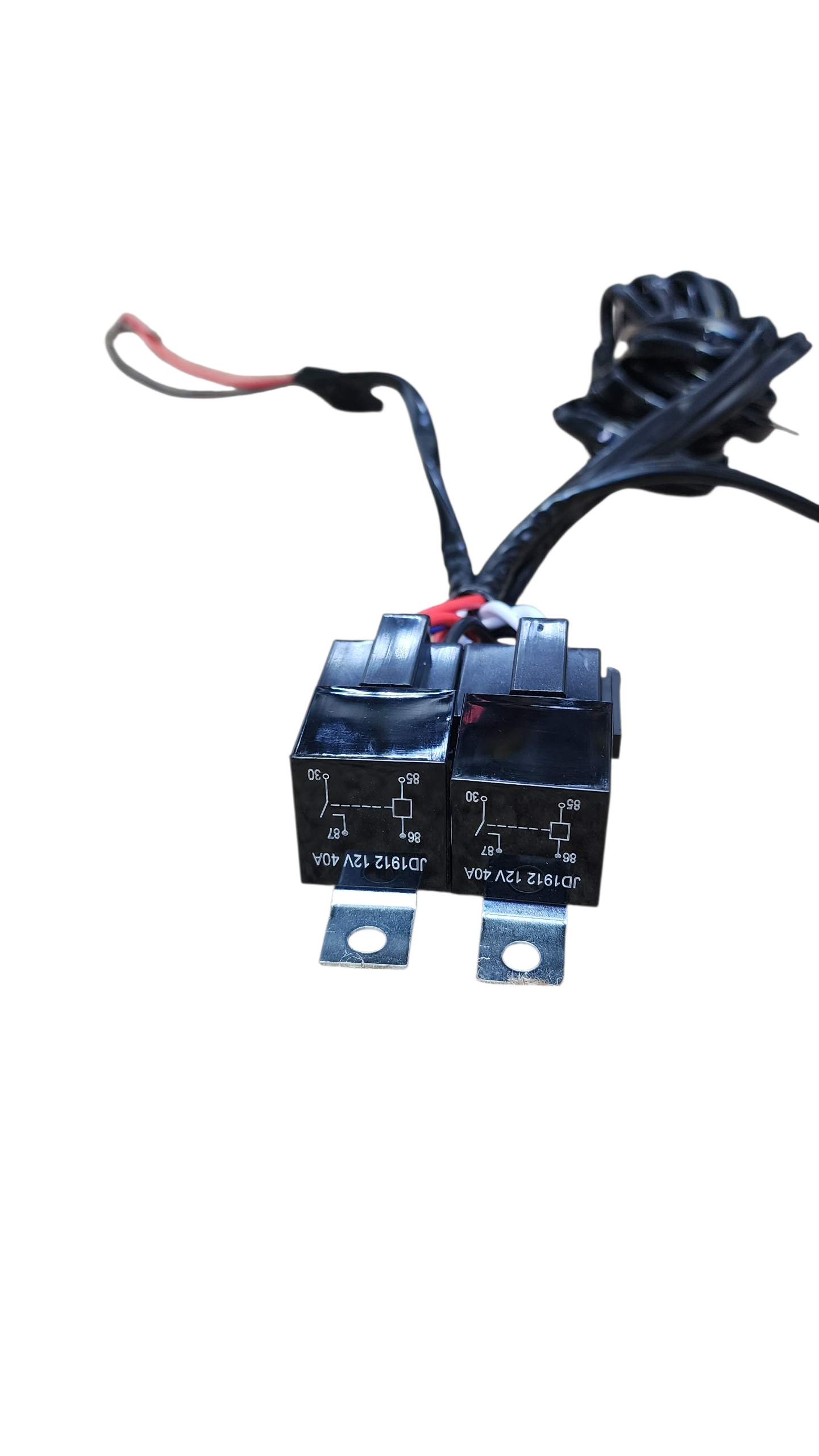 10ft 16 AWG Relay Wiring Harness with 3 Position LED WORK LIGHTS Rocker Switch (2-leads) 3 pin DT connectors