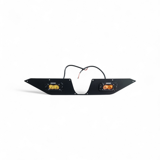 2024+ CAN-AM Maverick R rear fascia chase light panel for 2L Flush Mount LED lights.
