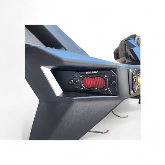 2022+ Polaris RZR Pro R rear fascia sides chase light panels for 2L Flush Mount LED lights.