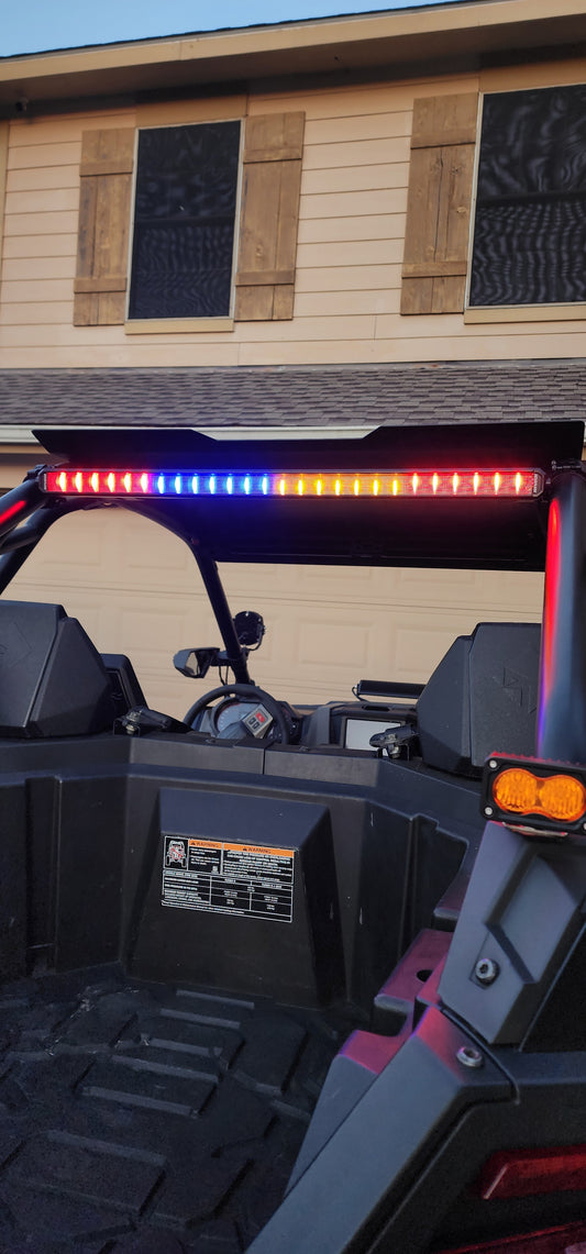 Universal Multi-Color LED Chase Light Bar – 17 Modes | IP68 Waterproof | Off-Road Ready
