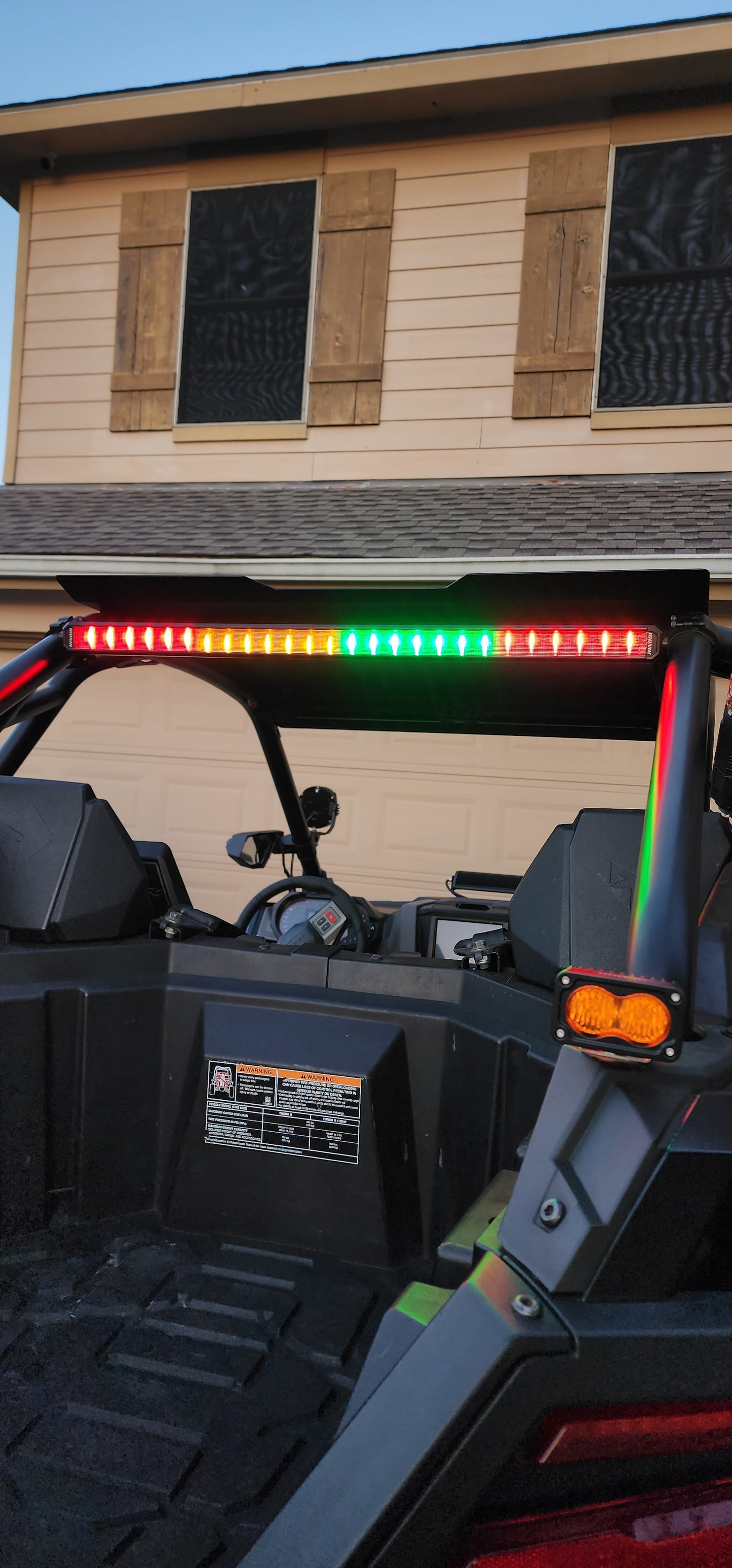 Universal Multi-Color LED Chase Light Bar – 17 Modes | IP68 Waterproof | Off-Road Ready