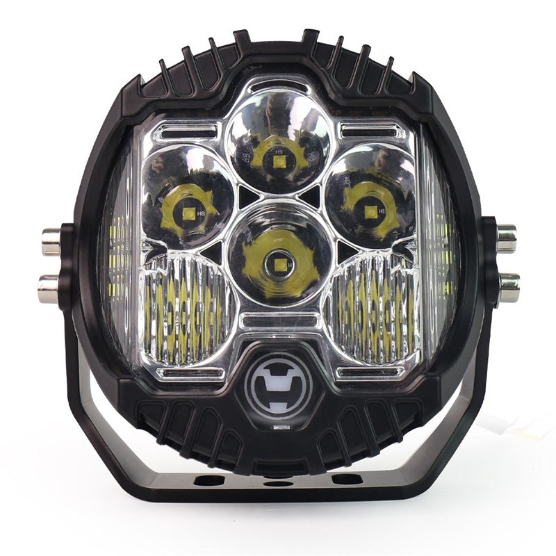 6L 12V 5" Round LED Work Light White/Yellow DRL Driving Fog Lamp Off Road LED Light For Jeep Truck 4x4 Cars SUV UTV RZR CAN-AM HONDA YAMAHA POLARIS KAWASAKI 